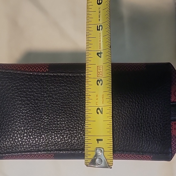 Coach Buffalo Red Plaid Mini bag with Coach Patch - Picture 9 of 9